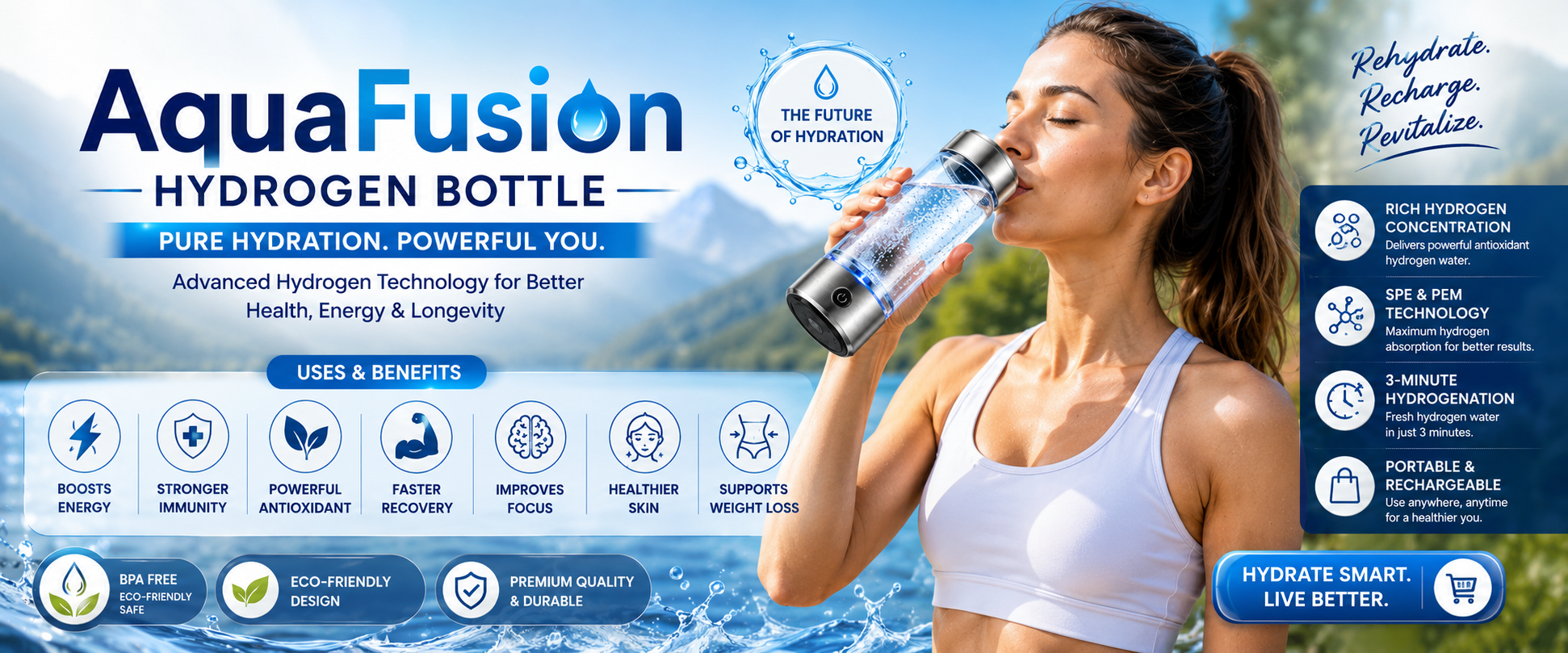AquaFusion hydrogen bottle technology highlights